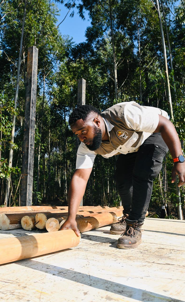 Sivuyise Sotsongaye growing the family  timber business while creating jobs.