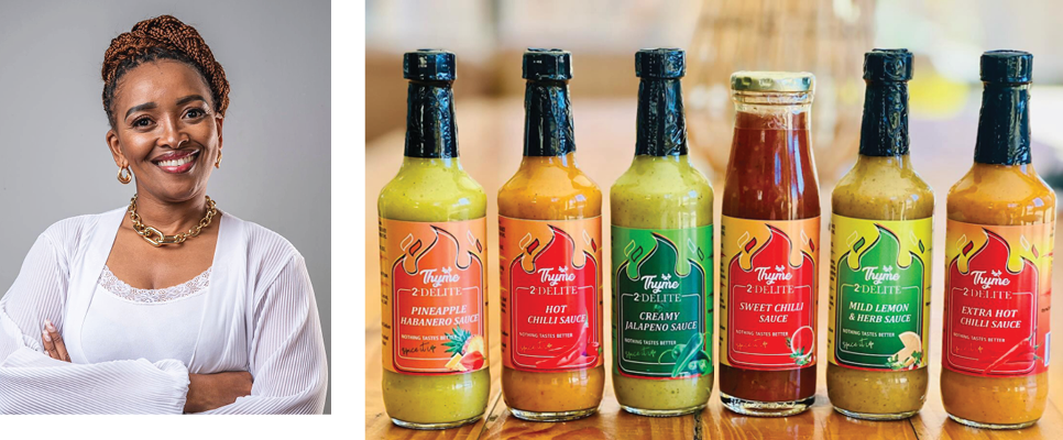 Nteboheng Mmono has created her own sauces with the help of SEFDA.