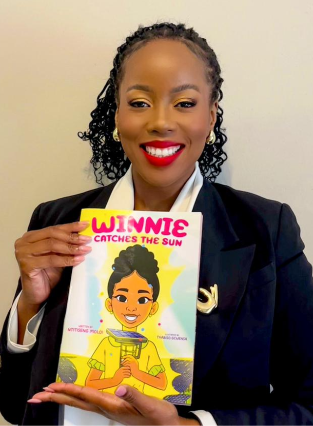 Ntitiseng Moloi educating young minds about renewable energy