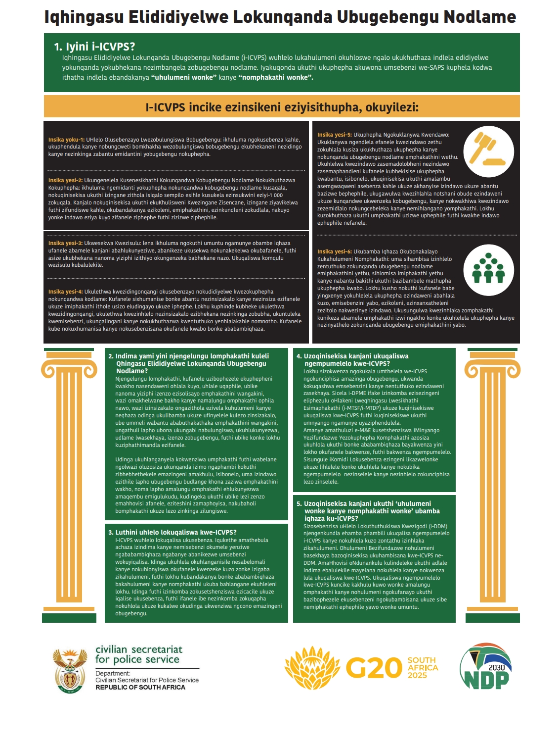 Iqhingasu Elididiyelwe Lokunqanda Ubugebengu Nodlame