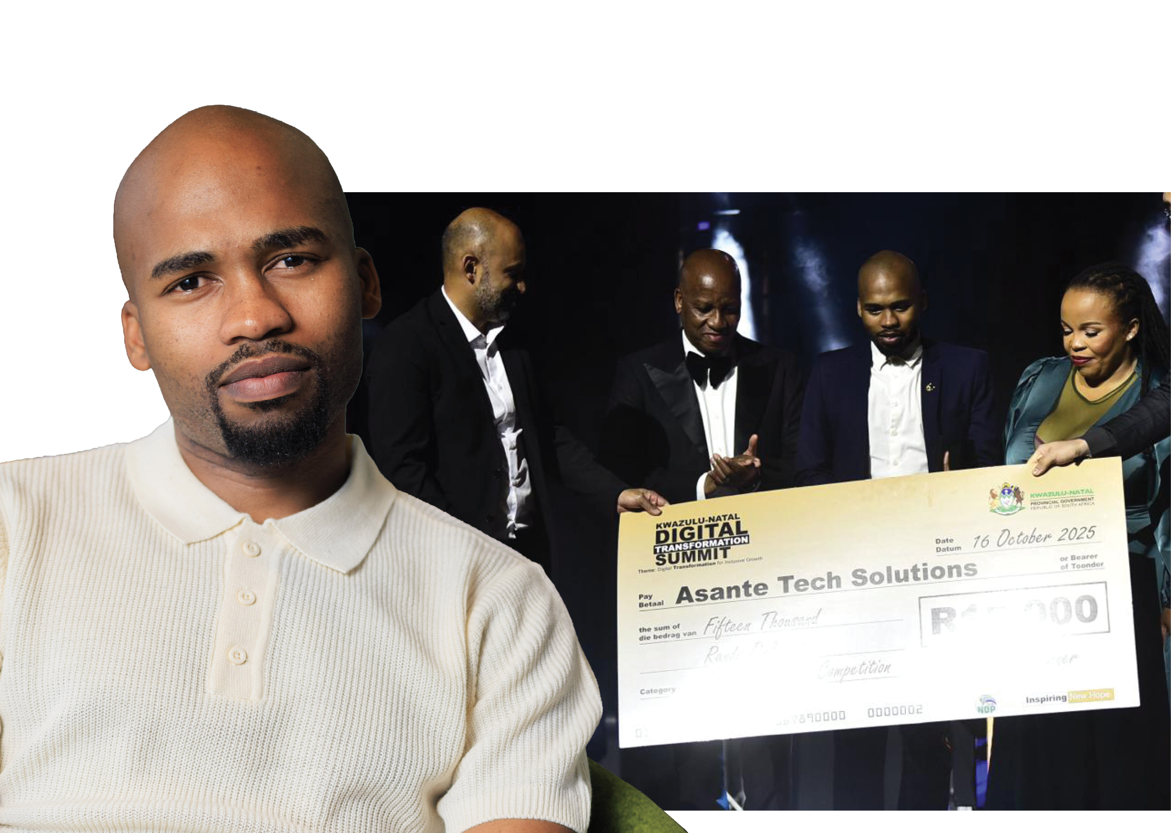 Muhle Ndwalane secured second place in the Summit’s Digital Startup Competition.