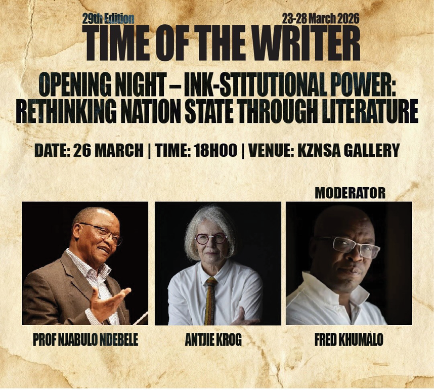 Time of the writer festival to be held in Durban