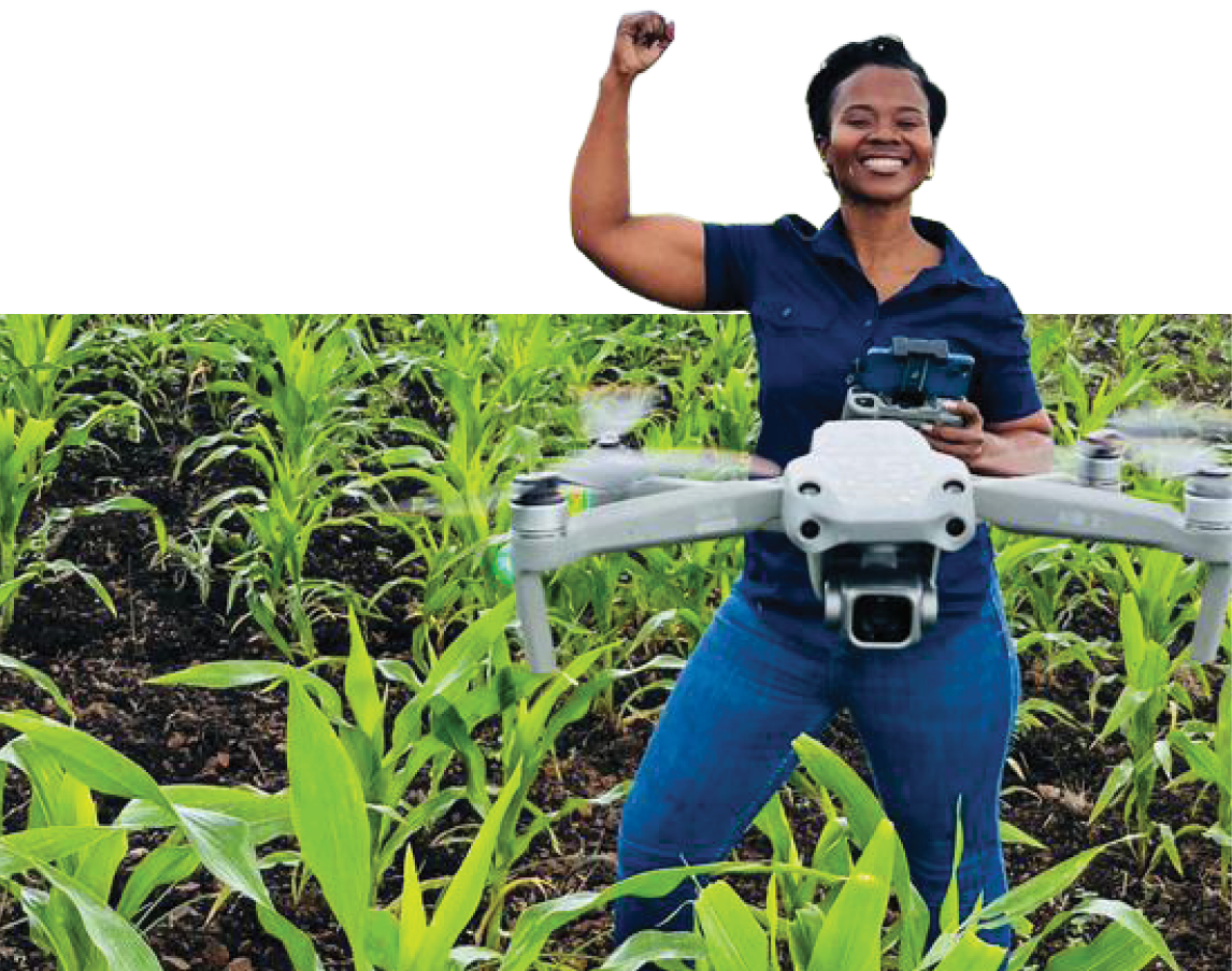 Bongiwe Nyawo merging information technology with agriculture with her company Nyawo Zendalo Air.