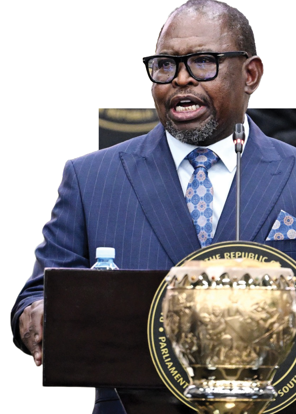 Finance Minister Enoch Godongwana tabled the 2026 Budget at the Parliament Dome in Cape Town.