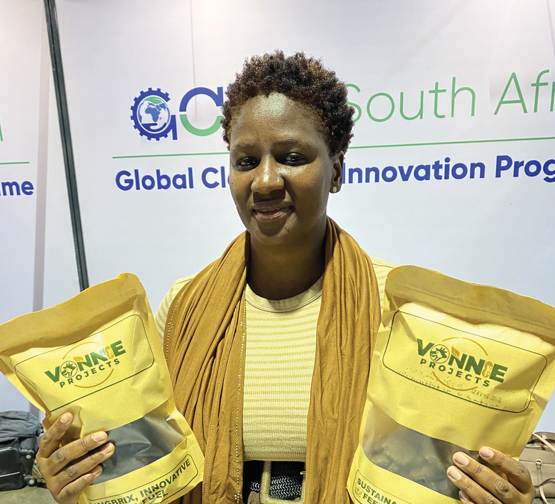 Vonnie Baloyi ventured into renewable energy through her business Vonnie Projects. 