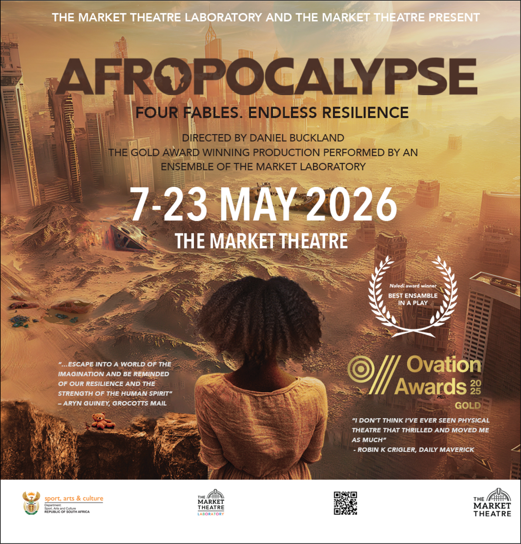 Afropocalypse to set Market Theatre audiences ablaze