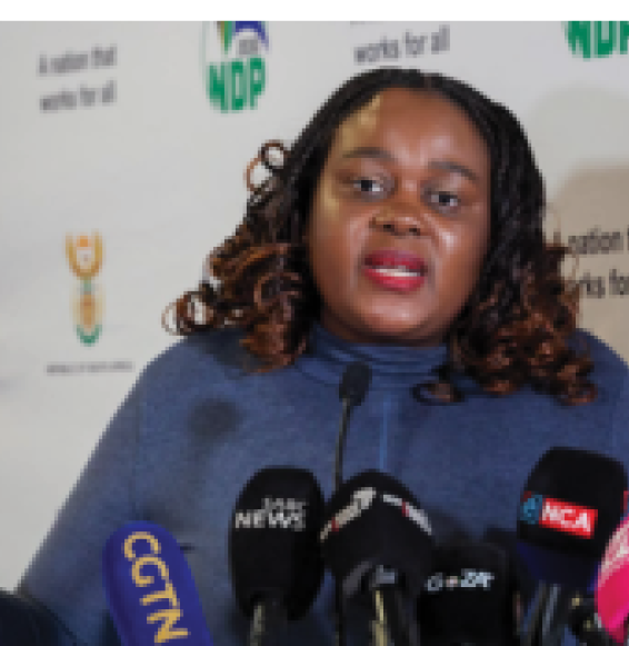 IMC Chairperson, Minister Mmamoloko Kubayi.
