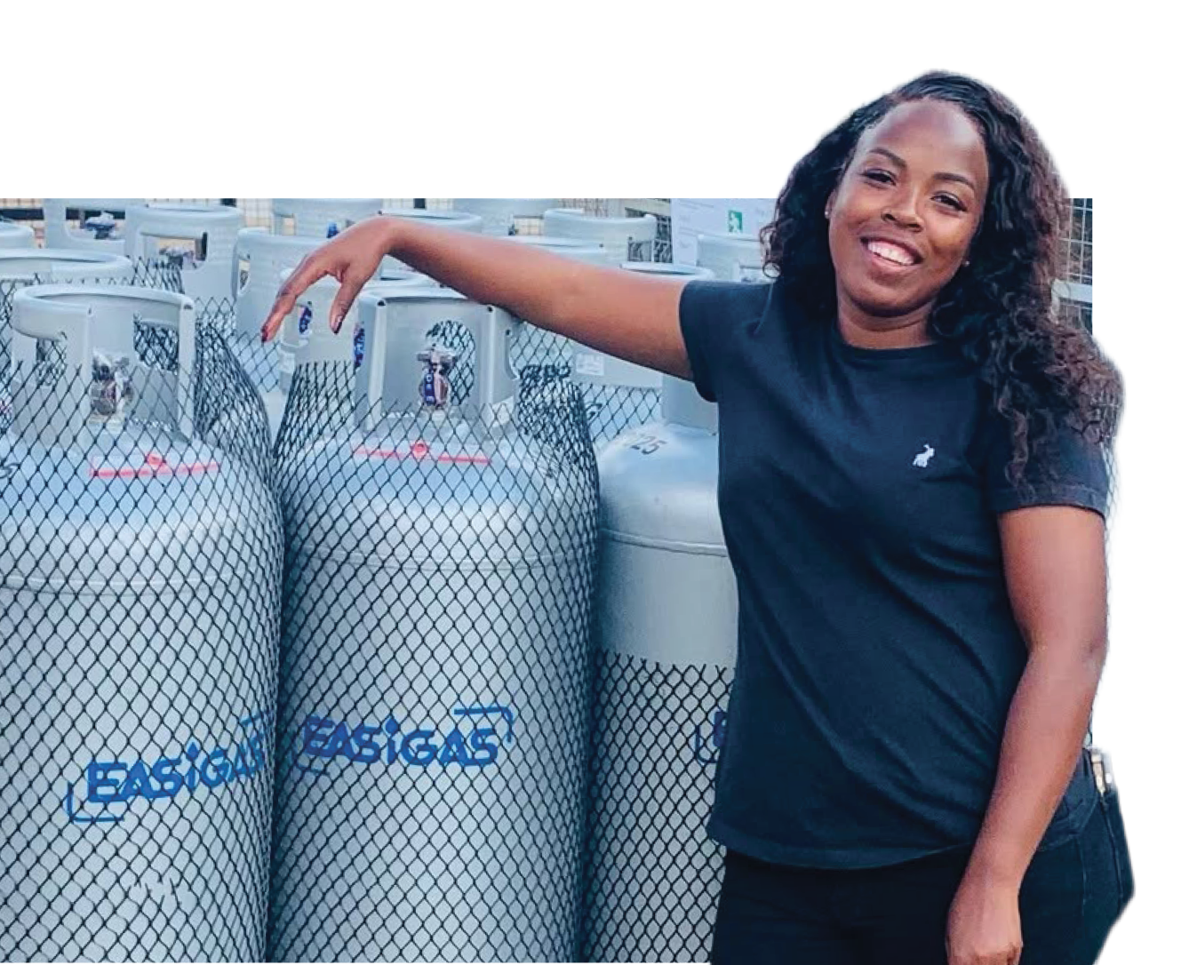 Busisiwe Zondo the owner of Mazondo Gas.