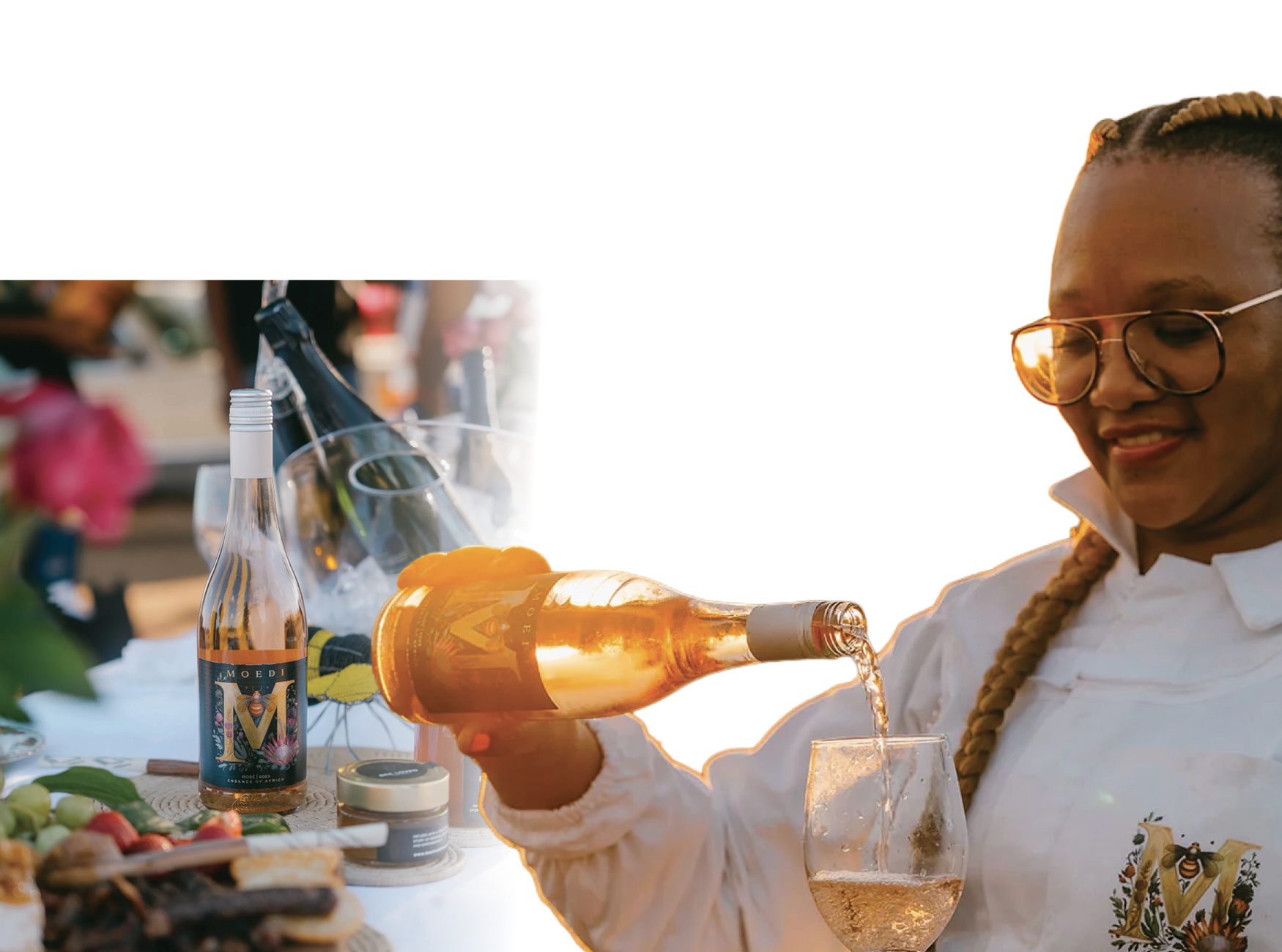 Moedi Wines founder Lesego Serolong Holzapfel is showcasing South African wines on the global stage.