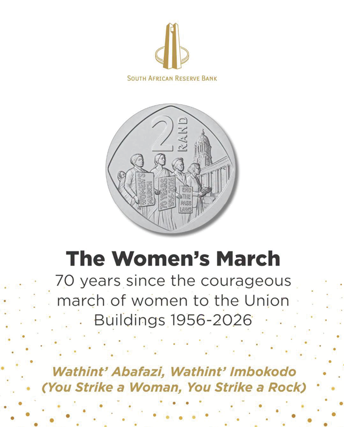 New coins celebrate women who changed South Africa