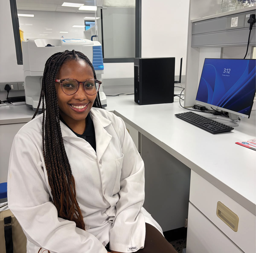 Using science to make a difference. Kelebogile Modikwe is helping  turn waste into opportunity through OrganoBoost, a soil enhancer made partly from pondweed removed from South Africa's waterways.
