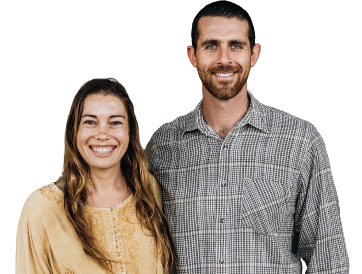 Farm owners Ruan and Marike. 