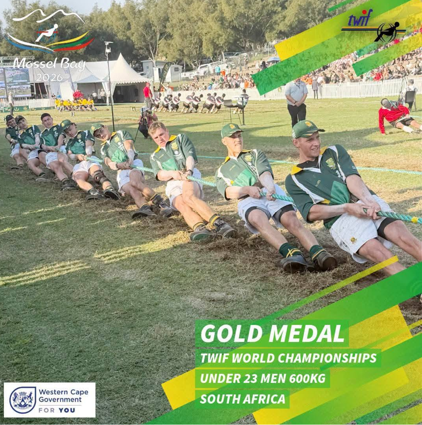 South Africa strikes gold at Tug-of-War World Championships