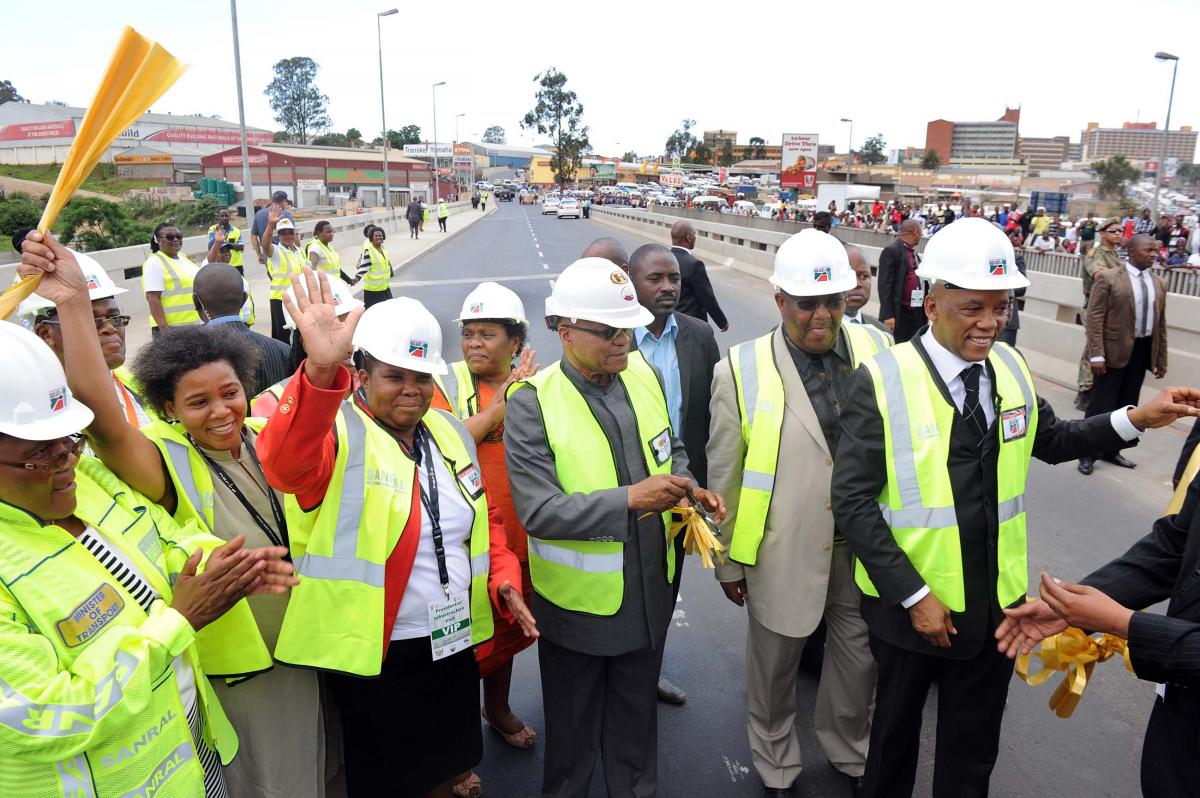 President Jacob Zuma often visits communities to monitor service delivery.