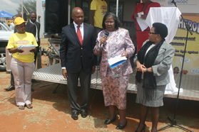 Also present at the launch of the Limpopo Khuseleka One-Stop Centrewere Limpopo Premier Cassel Mathale, Deputy Minister of Social Development Maria Ntuli and Deputy Minister of Police, Maggie Sotyu.