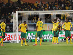 Joy turned to sorrow when Bafana Bafana failed to qualify in terms of the CAF rules. [Photo: StarAfrica.com]