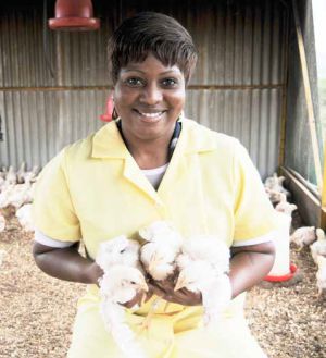 Livhuwani Tshifango has found success and created jobs for her community after leaving her job at a bank to start a chicken business.