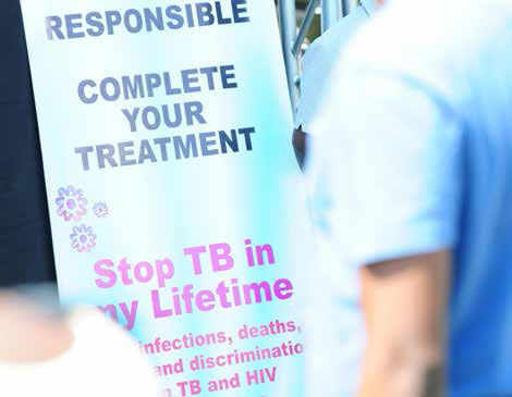 Tuberculosis remains one of the major killers in South Africa.