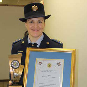 Winner of this year's Detective of the Year award Captain Madeleine van der Westhuizen is passionate about her job.