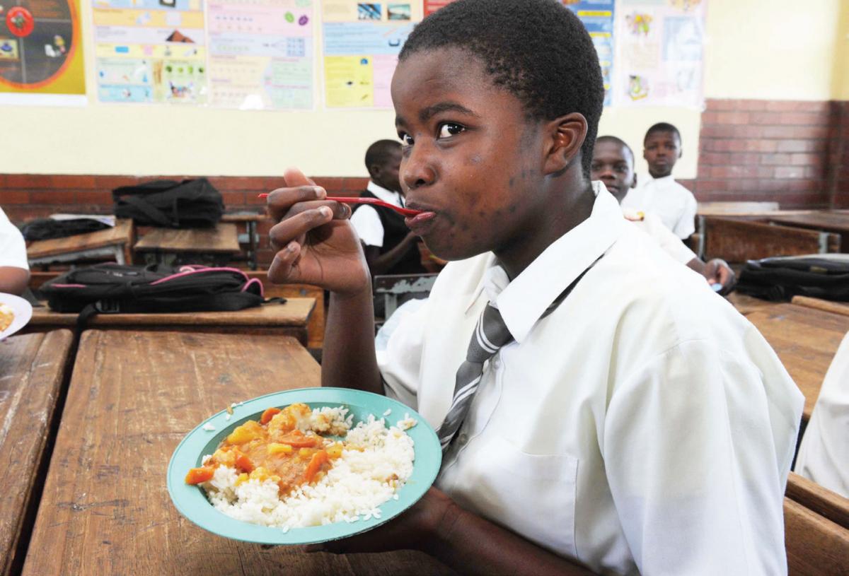The National School Nutrition programme is keeping more children in school.