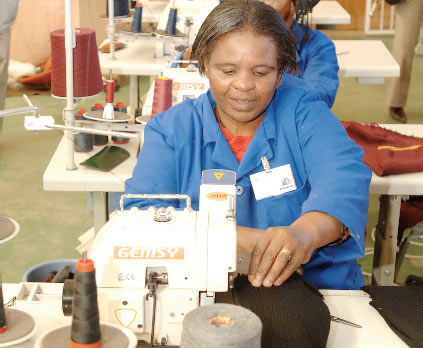 Many jobs have been created in the clothing and textile industry, through the dti's clothing and textile competitiveness programme.