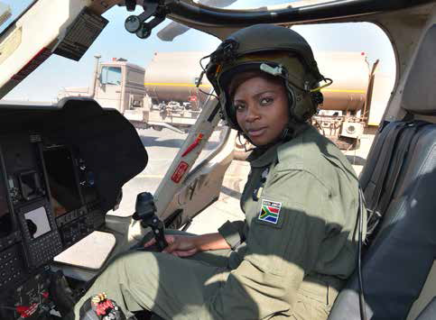 The profile of South African women has changed since 1994. Women such as Captain Zanele Vayeke (pictured) are excelling in previously male dominated fields.