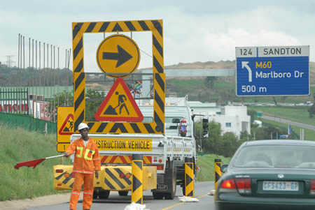 Government is working hard to improve the country's road network.