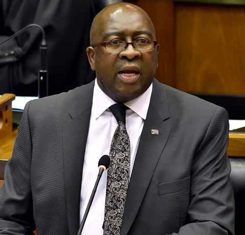 Finance Minister Nhlanhla Nene delivers the Medium Term Budget Policy Statement.