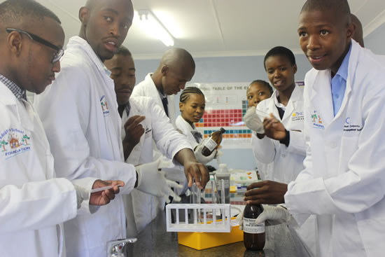 A new lab means learners at Ngwathe Secondary School now enjoy their science lessons.