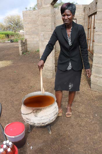 Julia Shungube's oil farm is creating jobs in Mbangwane village in Mpumalanga.