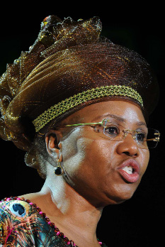 Small Business Development Minister Lindiwe Zulu.