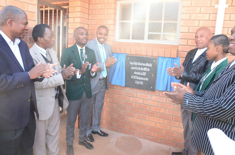 Langa High School will ensure that children from Belgrade, Pongola are educated.