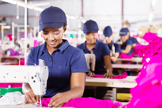 The textile industry has the potential to create jobs in the shortest time.