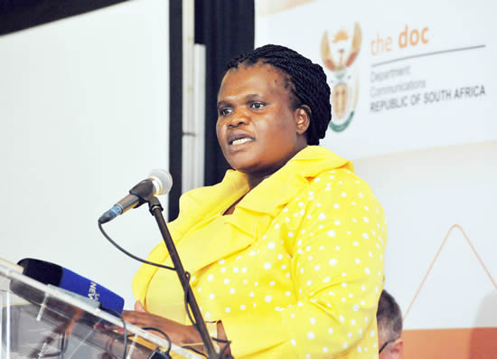 Communications Minister Faith Muthambi says community media plays an important role in society.