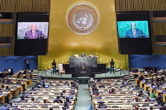 President Jacob Zuma recently participated in the United Nations General Assembly in New York.