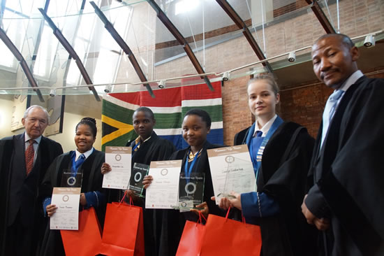 Learners recently took part in the Moot court competition at the Constitutional Court.