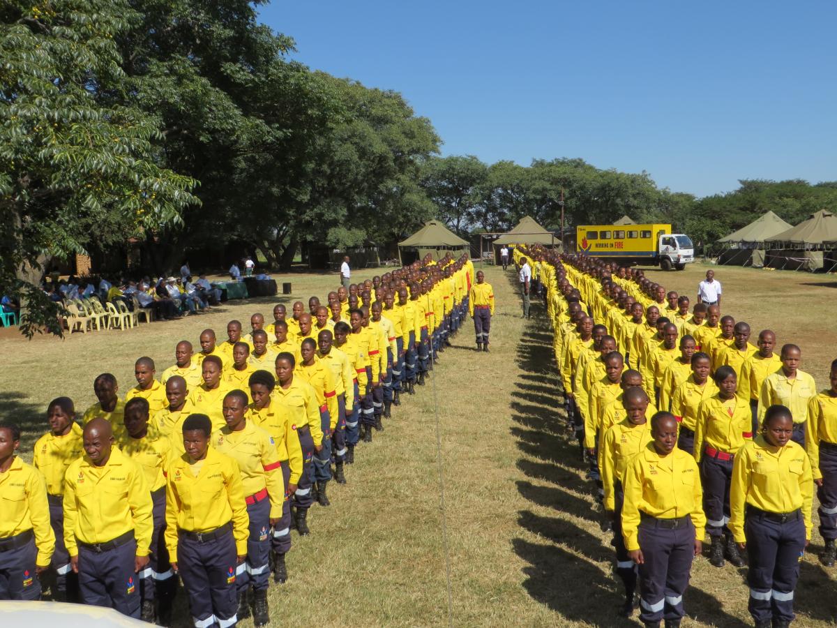 Working on Fire programme, funded by the Department of Environmental Affairs and is an Expanded Public Works Programme provides opportunities to young men and women.