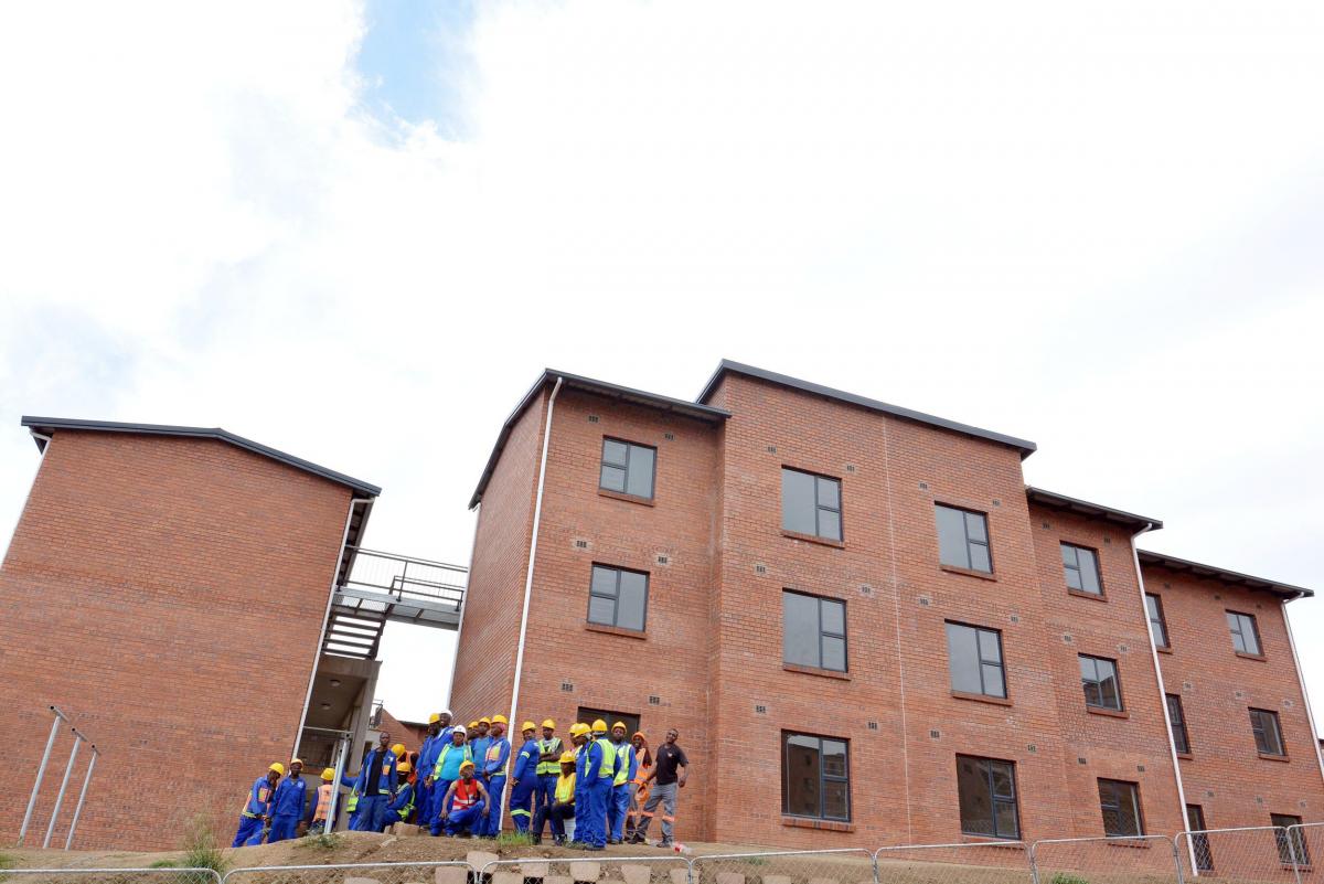 Westgate Social Housing Project in Vulindlela, Pietermaritzburg, in KwaZulu-Natal