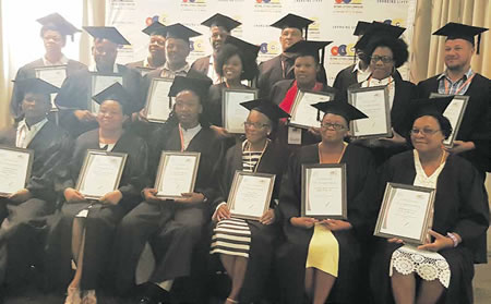 NLC Capacity Building graduation in Mpumalanga