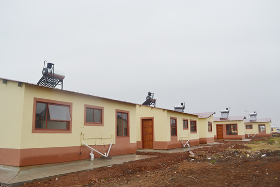 RDP Houses in Ward 67 of Etwatwa Combiza built by the Ekurhuleni Muncipality.