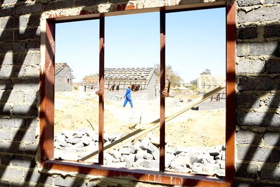 A housing development under construction. (Photo: John Hogg / World Bank