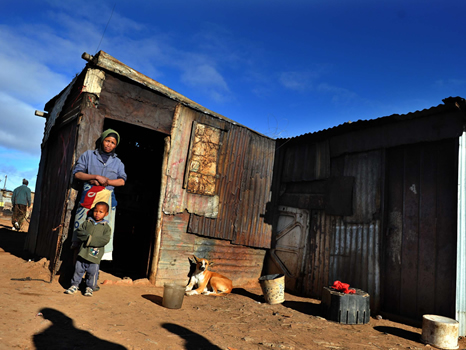 To access free basic services, child-headed and poor households have to register with their municipality. (Image: GCIS)
