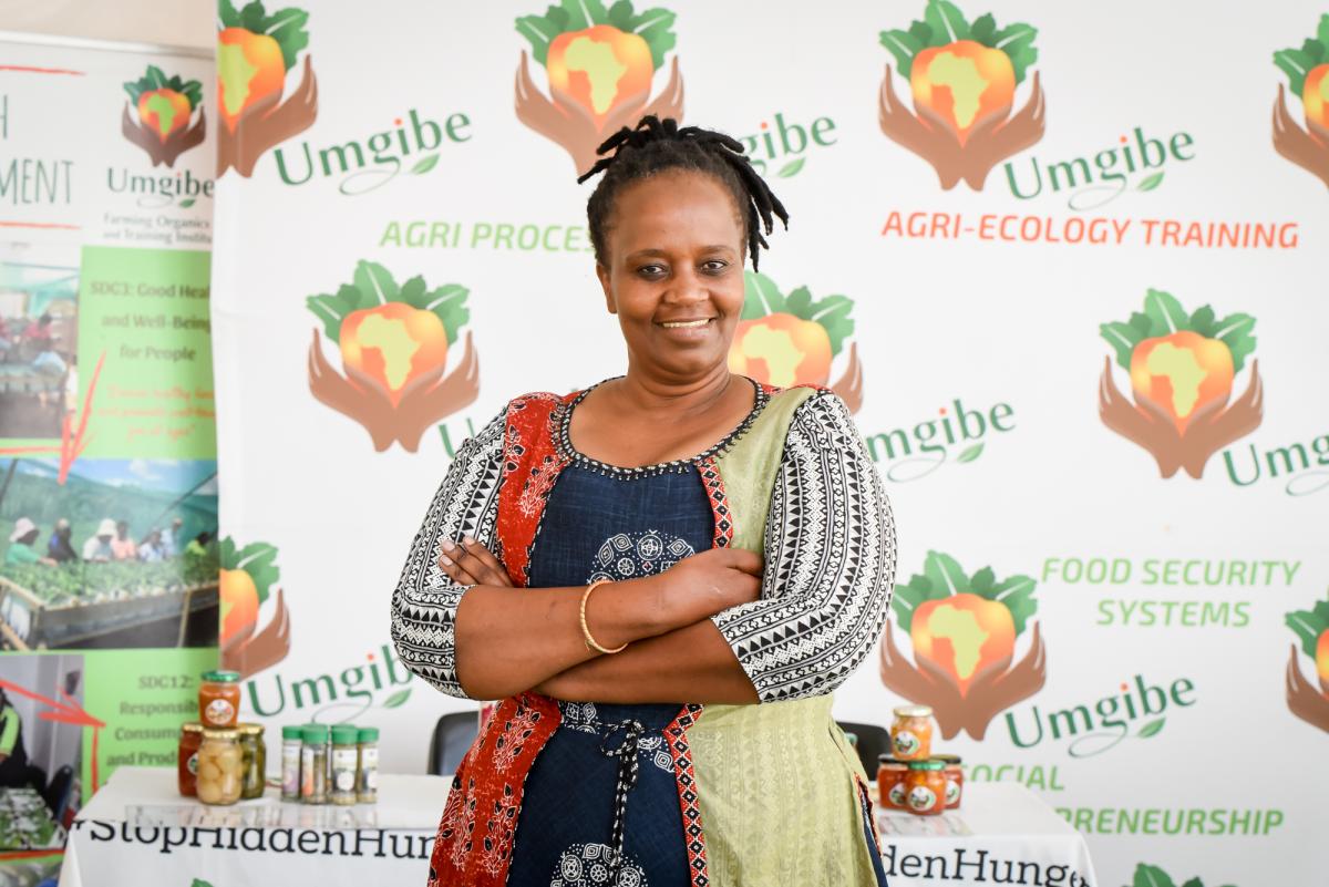 Nonhlanhla Joye fought illness, poverty and hunger to start Umgibe, a company which now has a positive impact on thousands of people.