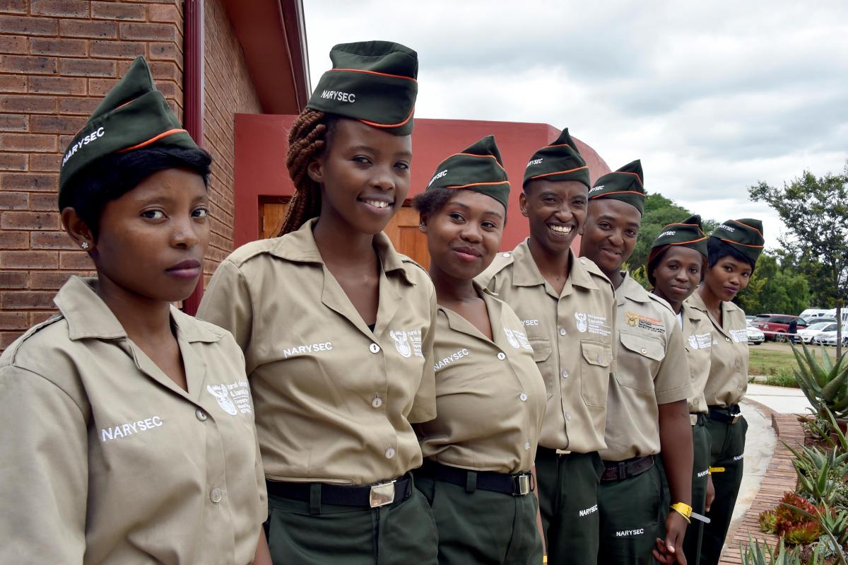 The South African National Rural Youth Service Corps volunteers. (Photo: GCIS)