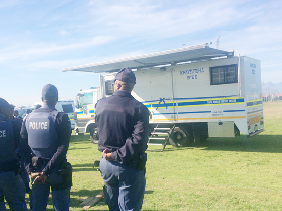 Khayelistha residents are feeling a bit safer now that a new mobile station has been openened in their area.