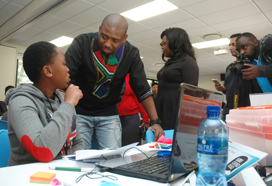 Participants in an African Teen Geeks hackathon. (Photo: African Teen Geeks)