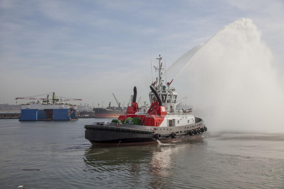 The Usiba tug will serve at the Port of Richards Bay.