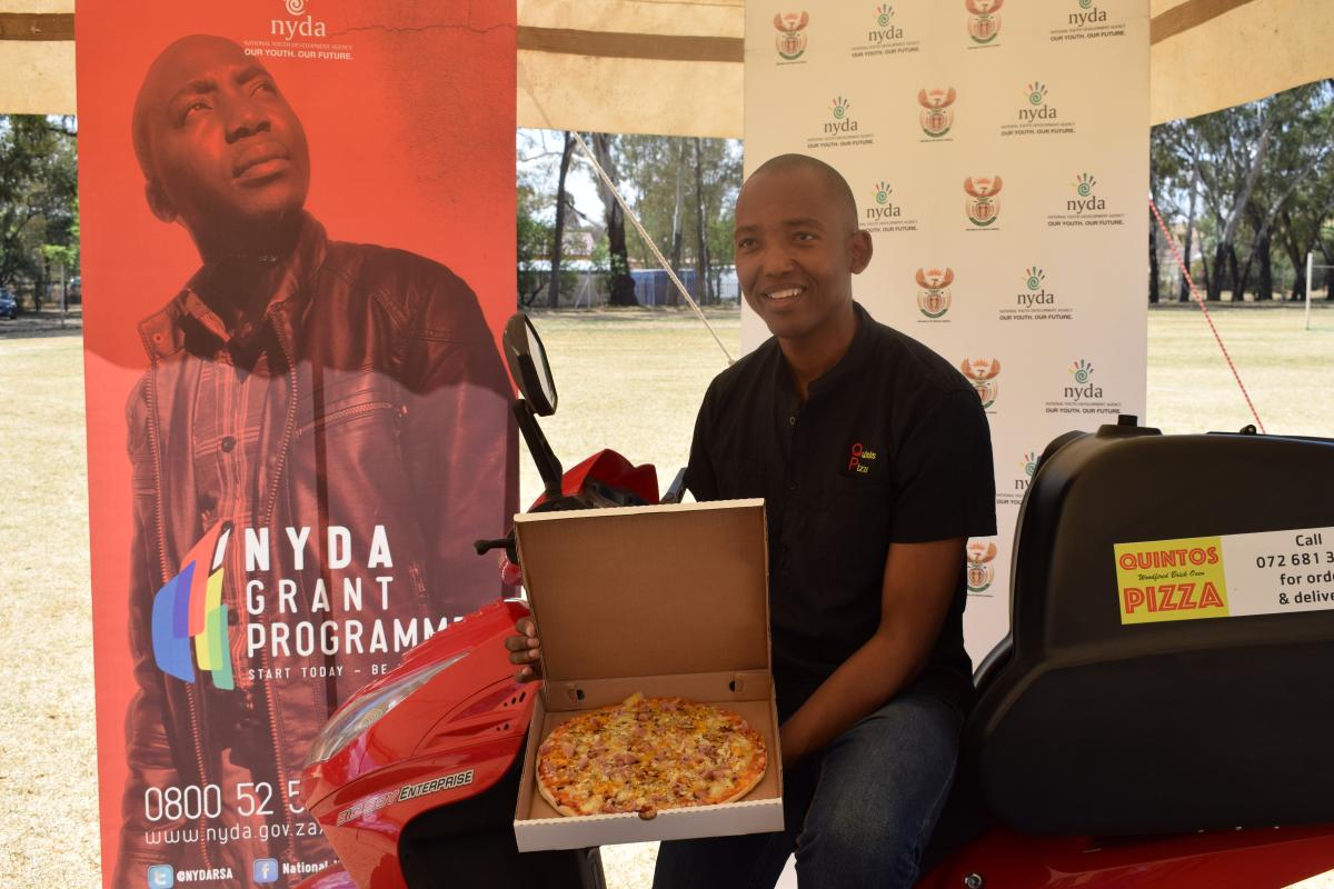 Quintos Pizza owner Keorapetse Sebusi is making waves in Thaba Nchu, Free State.