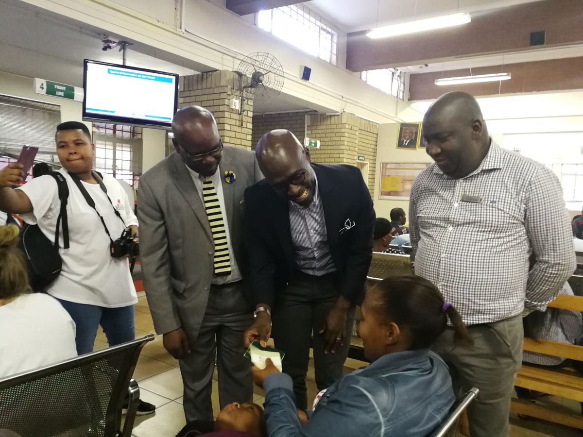 Home Affairs Minister Malusi Gigaba says his department will be implementing a plan to cut long queues.