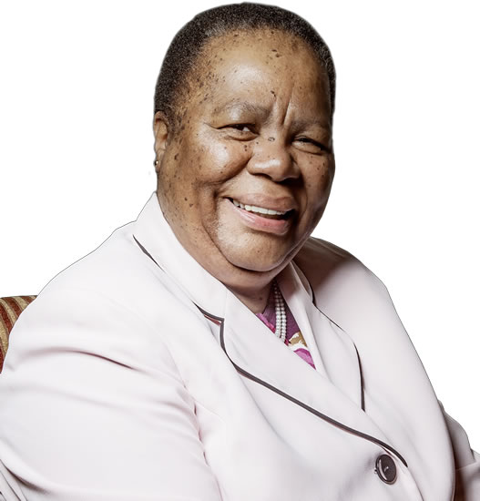 Minister of Higher Education and Training, Naledi Pandor.